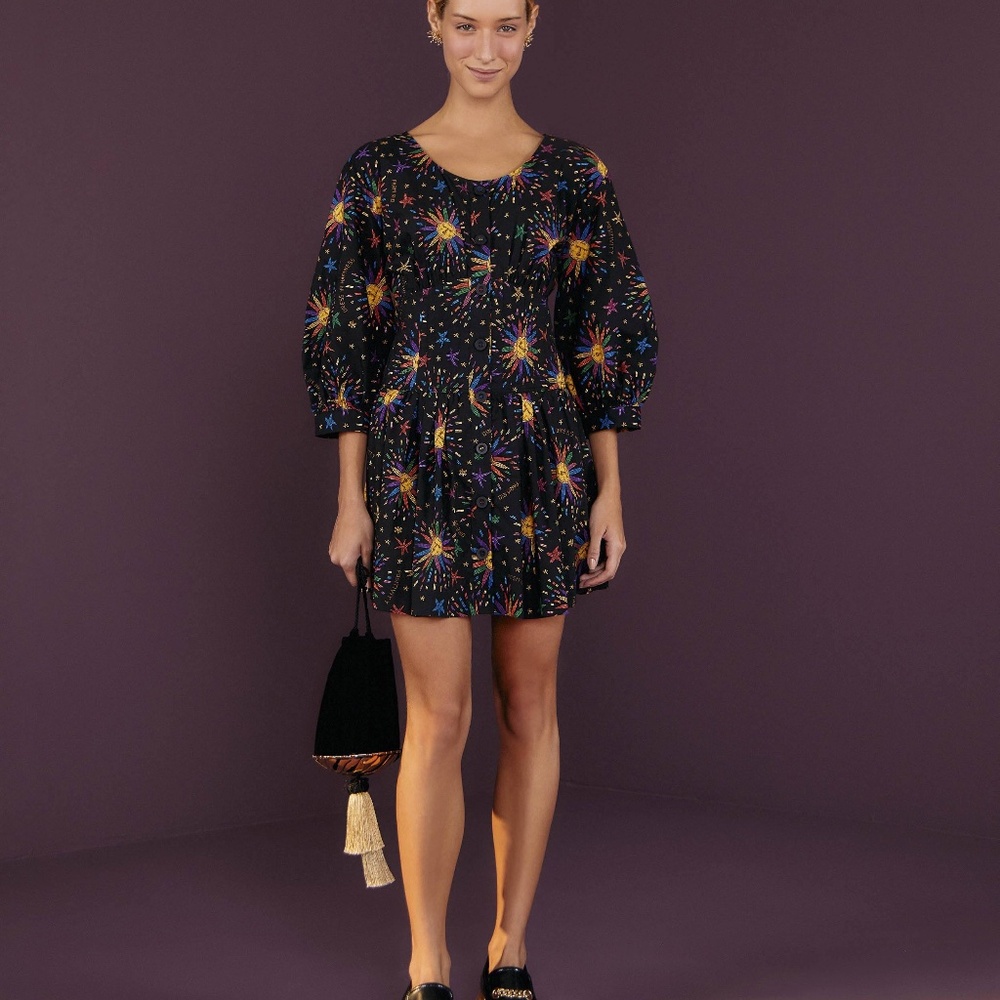 Rainbow Suns Organic Cotton Mini Dress